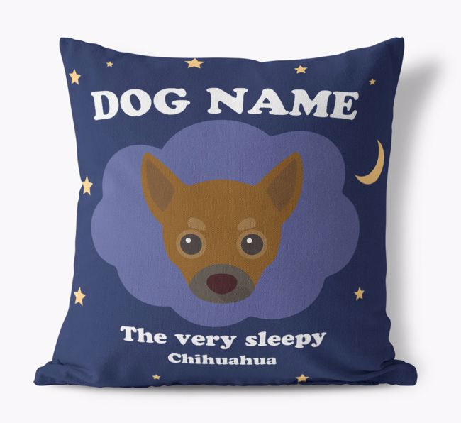 'Very Sleepy' - Personalized {breedFullName} Pillow